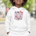 In My Fifth Grade The Girls Bow Back To School Graphic Toddler Hoodie