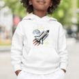 First Grade Back To School Space Rocket Astronaut Graphic Toddler Hoodie