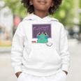 Frog Hates Math Kawaii Science Back To School Kids Graphic Toddler Hoodie