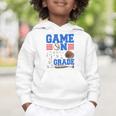 Game On First Grade Boy Baseball Back To School Graphic Toddler Hoodie Game On First Grade Boy Baseball Back To School Graphic Toddler Hoodie