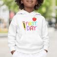 Happy First Day Let's Do This Welcome Back To School Tie Dye Graphic Toddler Hoodie Happy First Day Let's Do This Welcome Back To School Tie Dye Graphic Toddler Hoodie