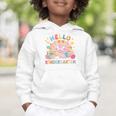 Hello Kindergarten Axolotl Back To School For Kids Graphic Toddler Hoodie
