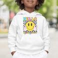 Hello Kindergarten Smile Face Back To School Girl Kid Graphic Toddler Hoodie