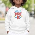 Hello Pre-K Preschool Squad Spider Back To School First Day Graphic Toddler Hoodie Hello Pre-K Preschool Squad Spider Back To School First Day Graphic Toddler Hoodie
