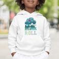 Kids I'M ON HONOR ROLL Monster Trucks Back To School Bruh Graphic Toddler Hoodie