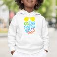 Kindergarten Vibes Only Glow Sunglasses Back To School Graphic Toddler Hoodie Kindergarten Vibes Only Glow Sunglasses Back To School Graphic Toddler Hoodie