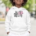 LiL Miss Pre-K Girls Coquette Bow Gingham Bow Back To School Graphic Toddler Hoodie LiL Miss Pre-K Girls Coquette Bow Gingham Bow Back To School Graphic Toddler Hoodie