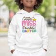 Little Miss Kindergarten First Day Back To School Girls Cute Graphic Toddler Hoodie Little Miss Kindergarten First Day Back To School Girls Cute Graphic Toddler Hoodie