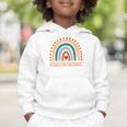 Math Interventionist Rainbow Appreciation Day Back To School Graphic Toddler Hoodie