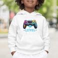 Middle School Level Unlocked Gamer First Day Back To School Graphic Toddler Hoodie