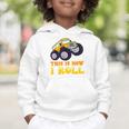 Monster Truck School Bus This Is How I Roll Back To School Graphic Toddler Hoodie