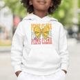 Peims Clerk Groovy Coquette Bow Cute Back To School Graphic Toddler Hoodie Peims Clerk Groovy Coquette Bow Cute Back To School Graphic Toddler Hoodie
