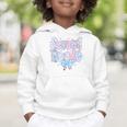 Preppy Second Grade First Day Back To School 2nd Grade Bow Graphic Toddler Hoodie