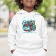 Ready To Attack Kindergarten Pirate Shark Back To School Graphic Toddler Hoodie Ready To Attack Kindergarten Pirate Shark Back To School Graphic Toddler Hoodie