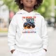 Ready To Crush Kindergarten Monster Truck Back To School Boy Graphic Toddler Hoodie