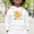 Ready To Tackle 3rd Grade Back To School Kids Football Graphic Toddler Hoodie