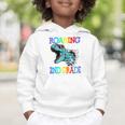 Roaring Into 2Nd Grade DinosaurRex Back To School Graphic Toddler Hoodie