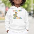 Roaring Into Preschool First Day Back To School Students Graphic Toddler Hoodie Roaring Into Preschool First Day Back To School Students Graphic Toddler Hoodie