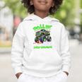 Rollin' Into 3rd Grade Monster Truck Back To School Boys Graphic Toddler Hoodie