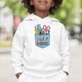 School Supplies In Pocket Back To School Boys Girls Graphic Toddler Hoodie