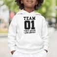 Team 1st Grade All-Stars Back To School Sports Jersey Graphic Toddler Hoodie