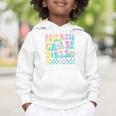 Tie Dye 4th Grade Vibes Fourth Grade Retro Back To School Graphic Toddler Hoodie Tie Dye 4th Grade Vibes Fourth Grade Retro Back To School Graphic Toddler Hoodie