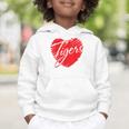 Tigers Heart Back To School Spirit R Graphic Toddler Hoodie