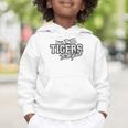 Tigers Volleyball Back To School Spirit Graphic Toddler Hoodie Tigers Volleyball Back To School Spirit Graphic Toddler Hoodie