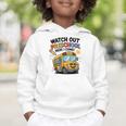 Watch Out Preschool Here I Come Preschool Back To School Graphic Toddler Hoodie Watch Out Preschool Here I Come Preschool Back To School Graphic Toddler Hoodie