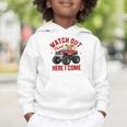 Watch Out Third Here I Came Dragon Back To School Summer Tee Graphic Toddler Hoodie