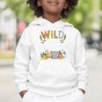 Wild About Kindergarten Back To School Jungle Theme Class Graphic Toddler Hoodie Wild About Kindergarten Back To School Jungle Theme Class Graphic Toddler Hoodie