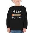 1st Grade Here I Come Leopard Pencil Back To School Student Graphic Toddler Long Sleeve Tee 1st Grade Here I Come Leopard Pencil Back To School Student Graphic Toddler Long Sleeve Tee