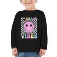 4th Grade Vibes Groovy Back To School Fourth Grade Girls Kid Graphic Toddler Long Sleeve Tee 4th Grade Vibes Groovy Back To School Fourth Grade Girls Kid Graphic Toddler Long Sleeve Tee