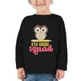 6th Grade Squad Back To School Owl & Pencil Graphic Toddler Long Sleeve Tee 6th Grade Squad Back To School Owl & Pencil Graphic Toddler Long Sleeve Tee