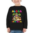 Aloha First Grade Pineapple Hawaii Back To School Kids Girl Graphic Toddler Long Sleeve Tee