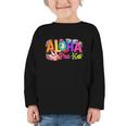 Aloha Pre-K Tropical Floral Beach Silly Goose Back To School Graphic Toddler Long Sleeve Tee Aloha Pre-K Tropical Floral Beach Silly Goose Back To School Graphic Toddler Long Sleeve Tee