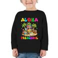Aloha Preschool Pineapple Hawaii Back To School Kids Girl Graphic Toddler Long Sleeve Tee Aloha Preschool Pineapple Hawaii Back To School Kids Girl Graphic Toddler Long Sleeve Tee