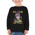 Aloha Second Grade Penguin Hawaii Back To School Kids Girl Graphic Toddler Long Sleeve Tee Aloha Second Grade Penguin Hawaii Back To School Kids Girl Graphic Toddler Long Sleeve Tee