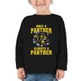 Always A Panther Back To School Spirit GY Graphic Toddler Long Sleeve Tee