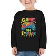 Back To School 1st Grade Boys Gamer First Day School Level Graphic Toddler Long Sleeve Tee Back To School 1st Grade Boys Gamer First Day School Level Graphic Toddler Long Sleeve Tee