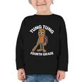 Back To School 4th Grade Italian Brainrot Tung Tung Sahur Graphic Toddler Long Sleeve Tee Back To School 4th Grade Italian Brainrot Tung Tung Sahur Graphic Toddler Long Sleeve Tee