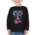 Back To School 5th Grade Batter Up Baseball First Day Boys Graphic Toddler Long Sleeve Tee