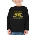 Back To School Best Preschool Team In The Galaxy Space Out Graphic Toddler Long Sleeve Tee