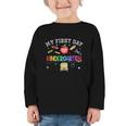 Back To School My First Day Of Kindergarten Boy Girl Graphic Toddler Long Sleeve Tee Back To School My First Day Of Kindergarten Boy Girl Graphic Toddler Long Sleeve Tee