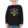 Back To School My First Day Of Pre K Boy Girl Graphic Toddler Long Sleeve Tee Back To School My First Day Of Pre K Boy Girl Graphic Toddler Long Sleeve Tee