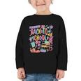 Back To School Fun Supplies Learning Graphic Toddler Long Sleeve Tee
