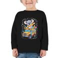 Back To School Koala School Bus 100 Days Of School Graphic Toddler Long Sleeve Tee Back To School Koala School Bus 100 Days Of School Graphic Toddler Long Sleeve Tee
