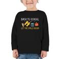 Back To School Let The Spills Begin School Custodian Graphic Toddler Long Sleeve Tee Back To School Let The Spills Begin School Custodian Graphic Toddler Long Sleeve Tee