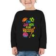 Back To School Sports Basketball Football Recess Graphic Toddler Long Sleeve Tee Back To School Sports Basketball Football Recess Graphic Toddler Long Sleeve Tee