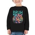 Boys Modern Bruh Big Foot Back To School Graphic Graphic Toddler Long Sleeve Tee Boys Modern Bruh Big Foot Back To School Graphic Graphic Toddler Long Sleeve Tee